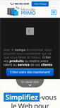 Mobile Screenshot of monsiteprimo.com